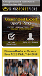 Mobile Screenshot of kingsportspicks.com